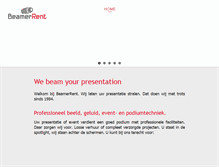 Tablet Screenshot of beamerrent.nl